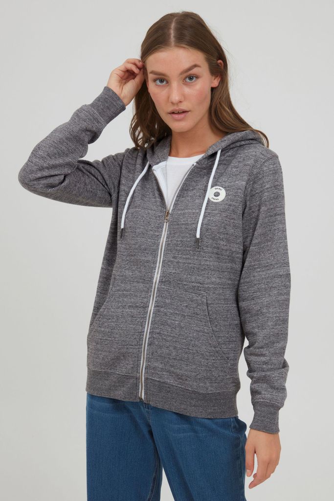 OXMO OXHelna Damen Sweatjacke Cardigan Sweatshirtjacke mit Produktbild 