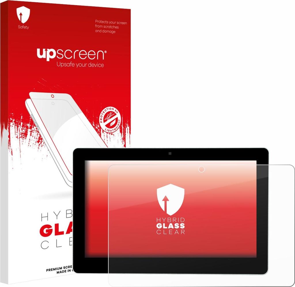 upscreen Schutzglas für Victron Energy GX Touch 70 Flush Schutzfolie Panzer Folie Glas Display Schutz klar