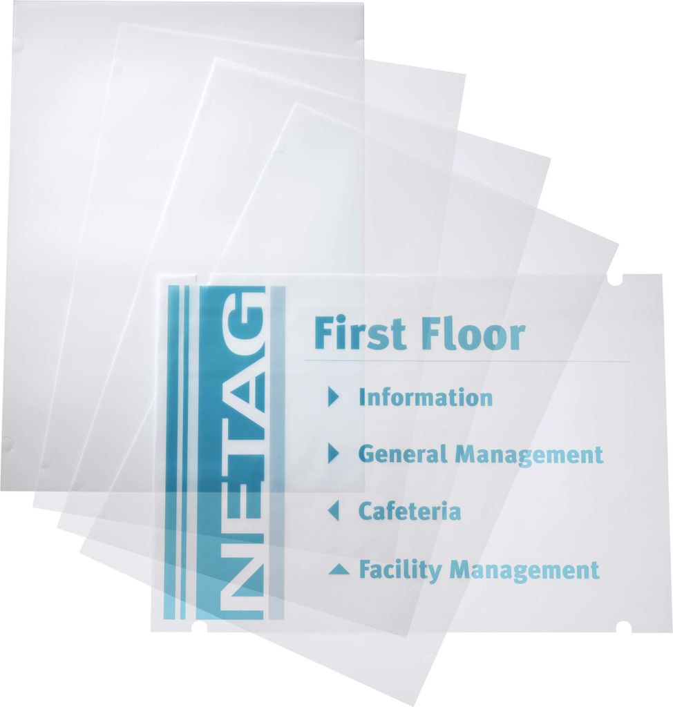 DURABLE Folien CRYSTAL SIGN refill für Türschild 4826 10 Produktbild 