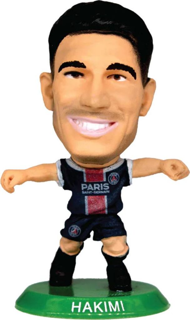 Paris Saint Germain FC - Fußball-Figur "Hakimi", "SoccerStarz" TA14034 (Einheitsgröße) (Blau/Rot/Weiß)