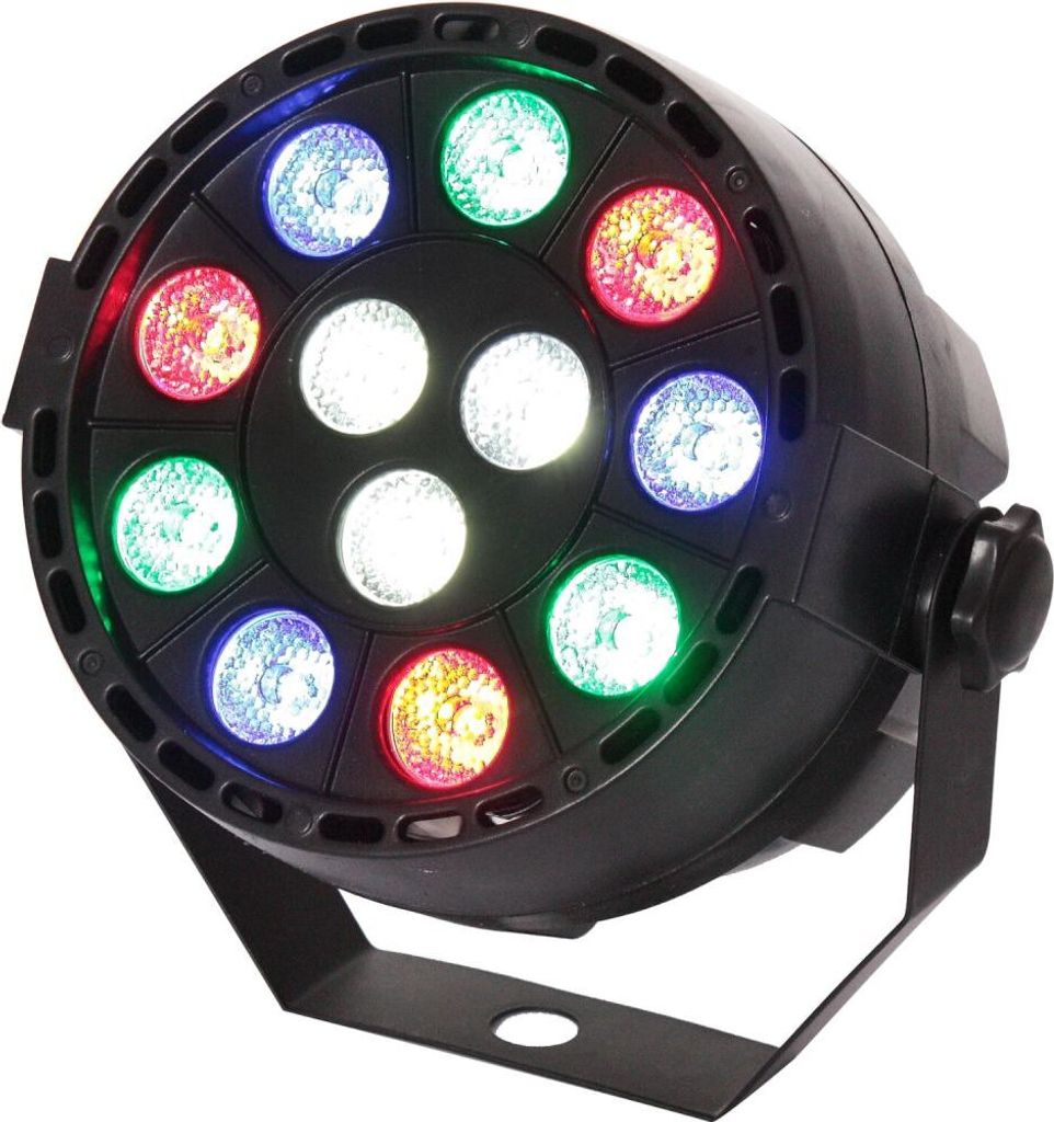 Ibiza Par-Mini-Rgbw Led Par Scheinwerfer 12X1 Watt Rgbw Mit Fernbedienung