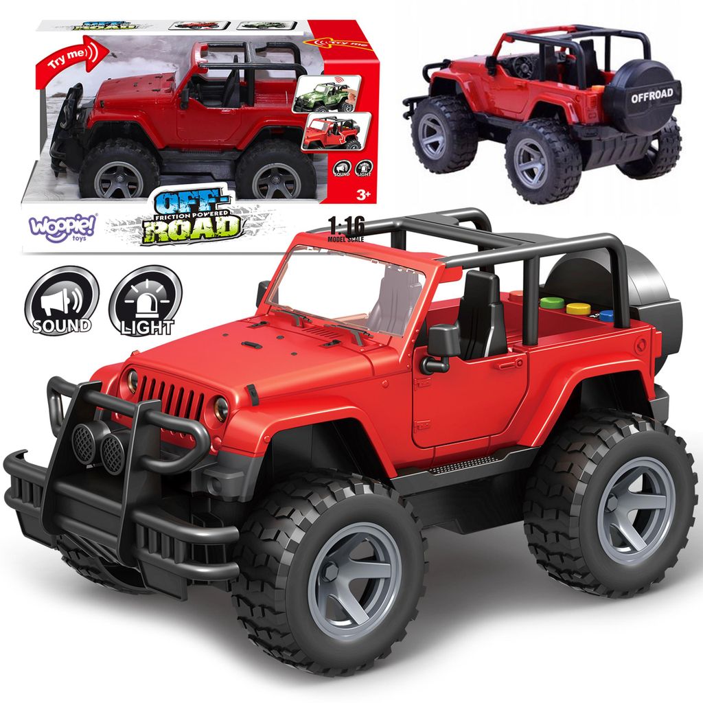 Terénne autíčko Woopie Jeep so zvukom a svetlom Obrázok produktu 