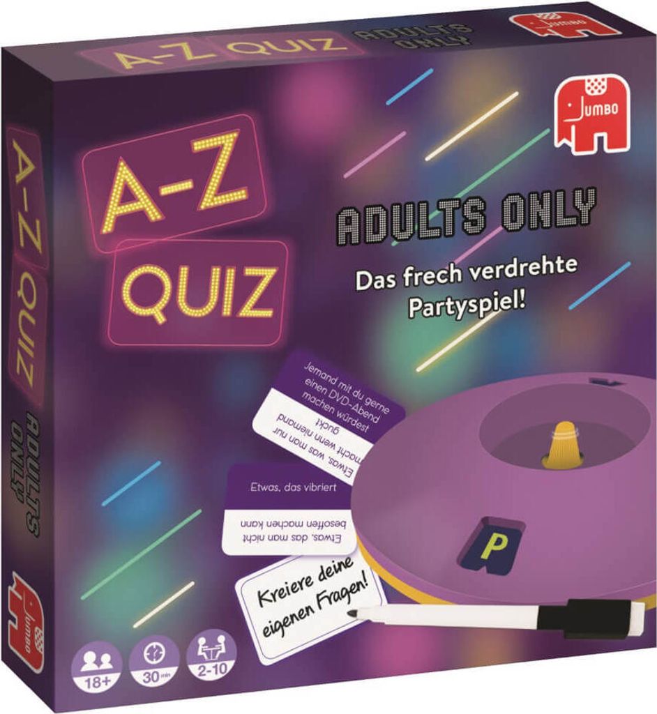 Jumbo Pim Pam Pet 19596 - 18 Jahr(e) - Quiz-Kartenspiel - PimPamPet - Erwachsene - Mann/Frau - 30 min