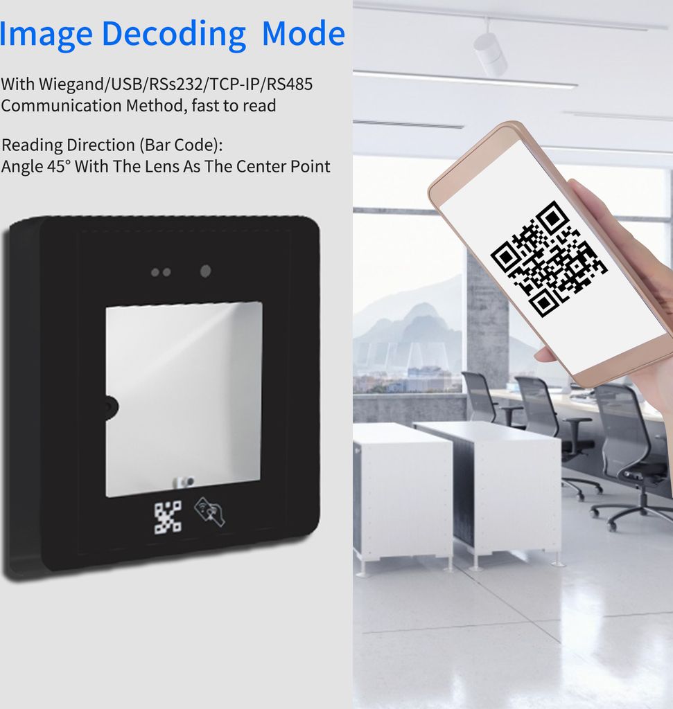 Aibecy Embedded Barcode Scanner Kabelgebundenes Scanmodul Produktbild 9