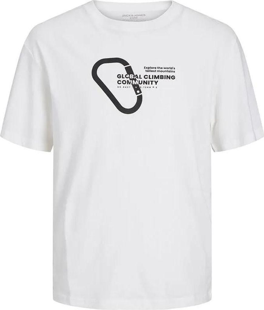 Jack & Jones One Color Gc Kurzarm-t-shirt Weiß XL Herren Weiß XL