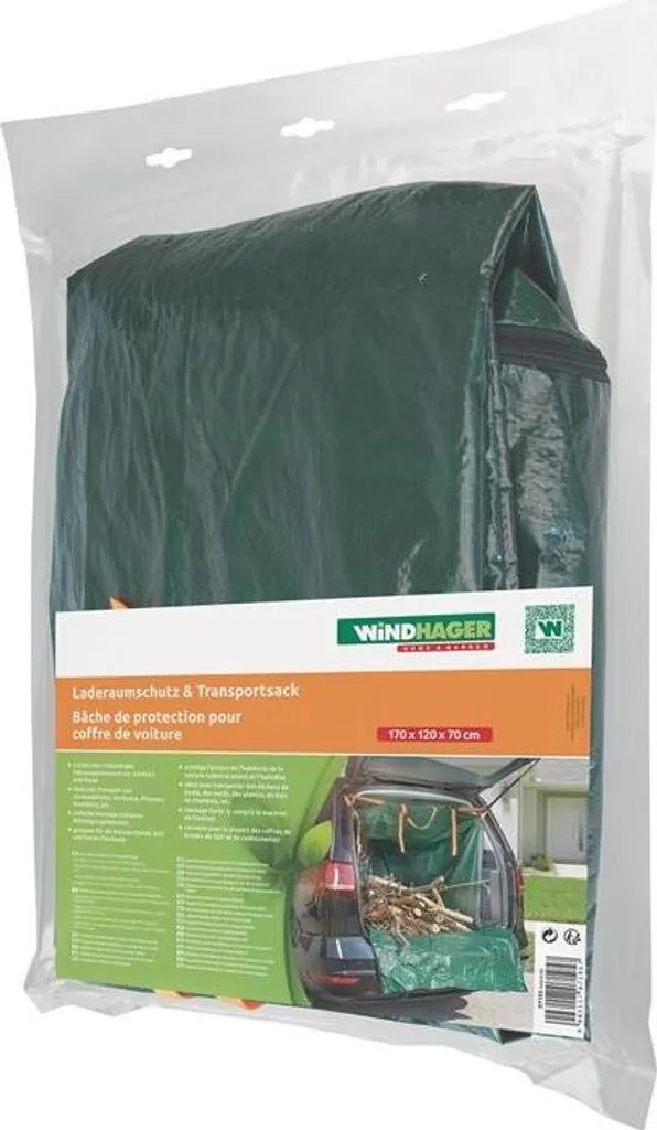 Bâche de protection rectangulaire WINDHAGER 170x120x70cm imperméable