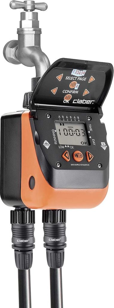 Claber Aquadue Duplo Evolution, Digitální časovač zalévání, Obrázek produktu 