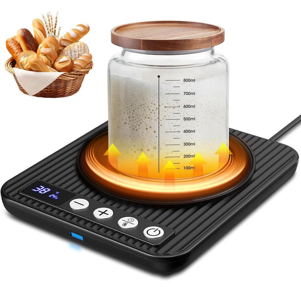 Sauerteig-Starter Wärmer, präzise 1°C Temperaturregelung Produktbild 