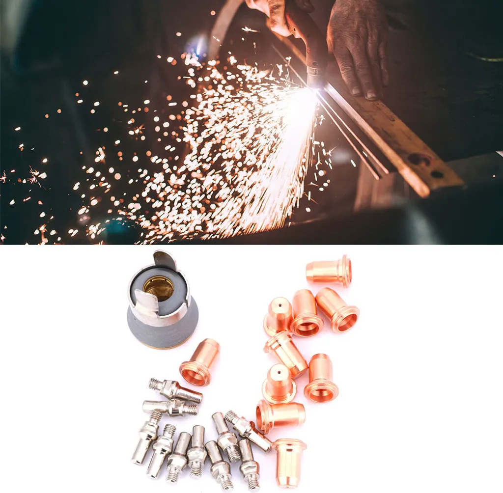 Consommables torche PT60 : Pointe et électrode pour découpe fine