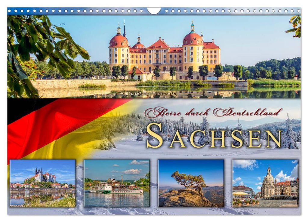 Reise durch Deutschland - Sachsen (Wandkalender 2027 DIN A3 quer), CALVENDO Monatskalender