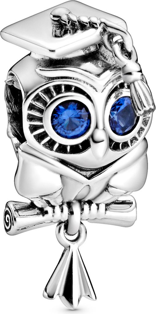 PANDORA Charm "Chiusura gufo saggio" argento 798907C01 Immagine del prodotto 
