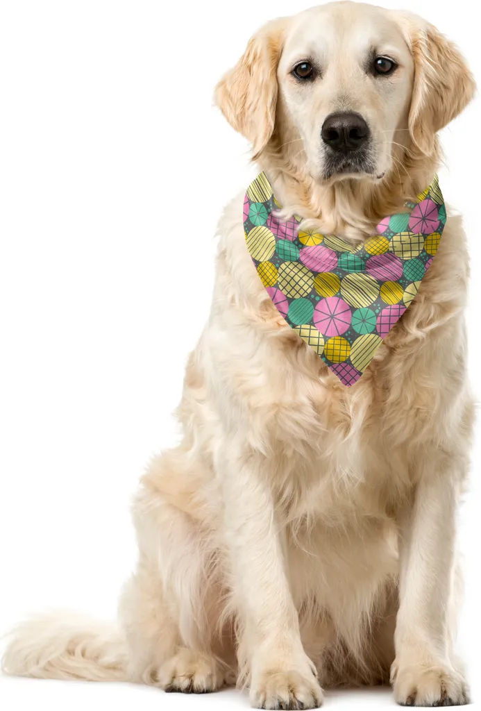 Bandana Design ABAKUHAUS Grigia 40x40 cm - Geometria per Pet Stylist