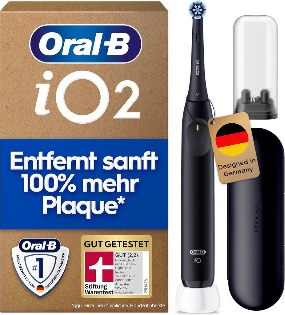 Oral-B iO Series 2 Elektrische Zahnbürste 1 Aufsteckbürste Produktbild 