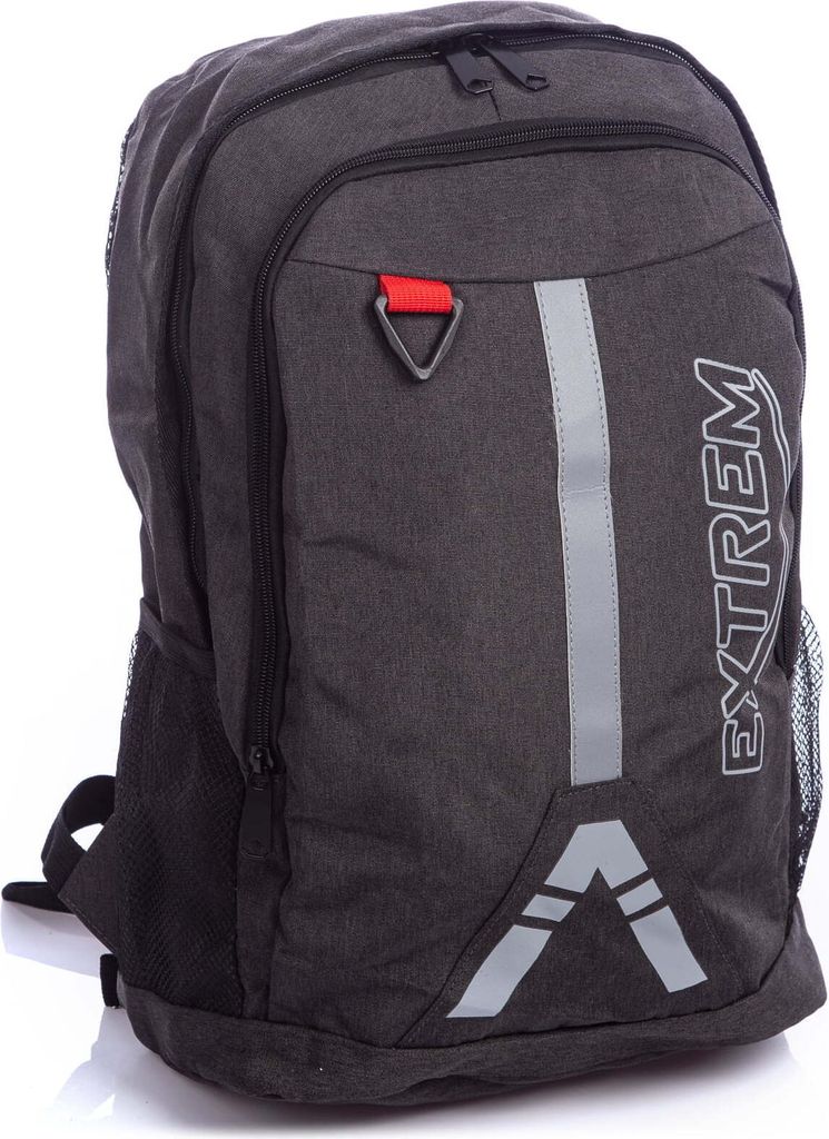 Bag Street Leicht Sport Rucksack Tagesrucksack Damen Herren Fahrrad Grau