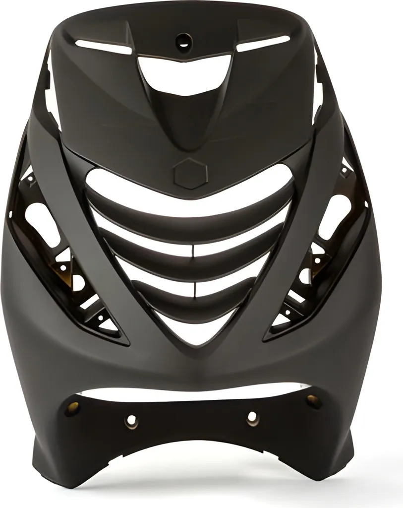 Face avant BCD design noir mat compatible avec Piaggio Zip SP2 50cc