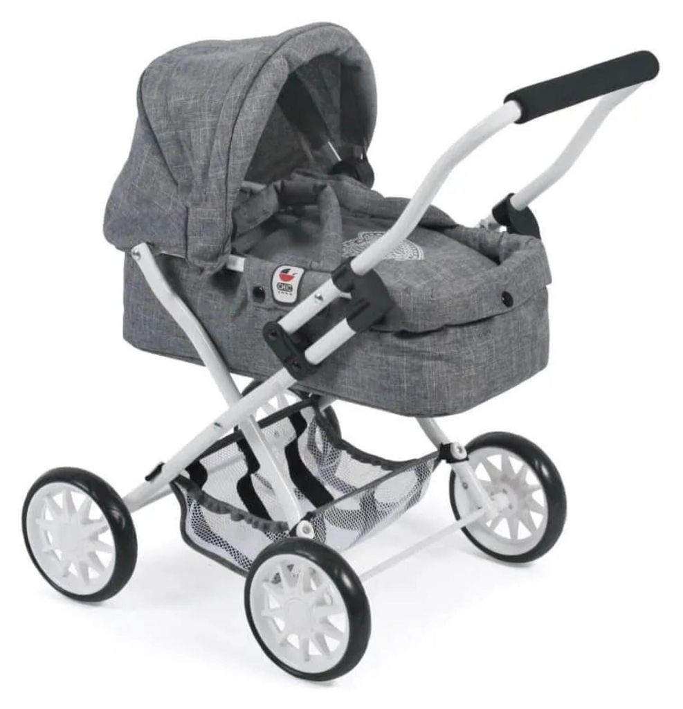 Kuschelwagen "SMARTY", jeanskleur, grijs Productafbeelding 
