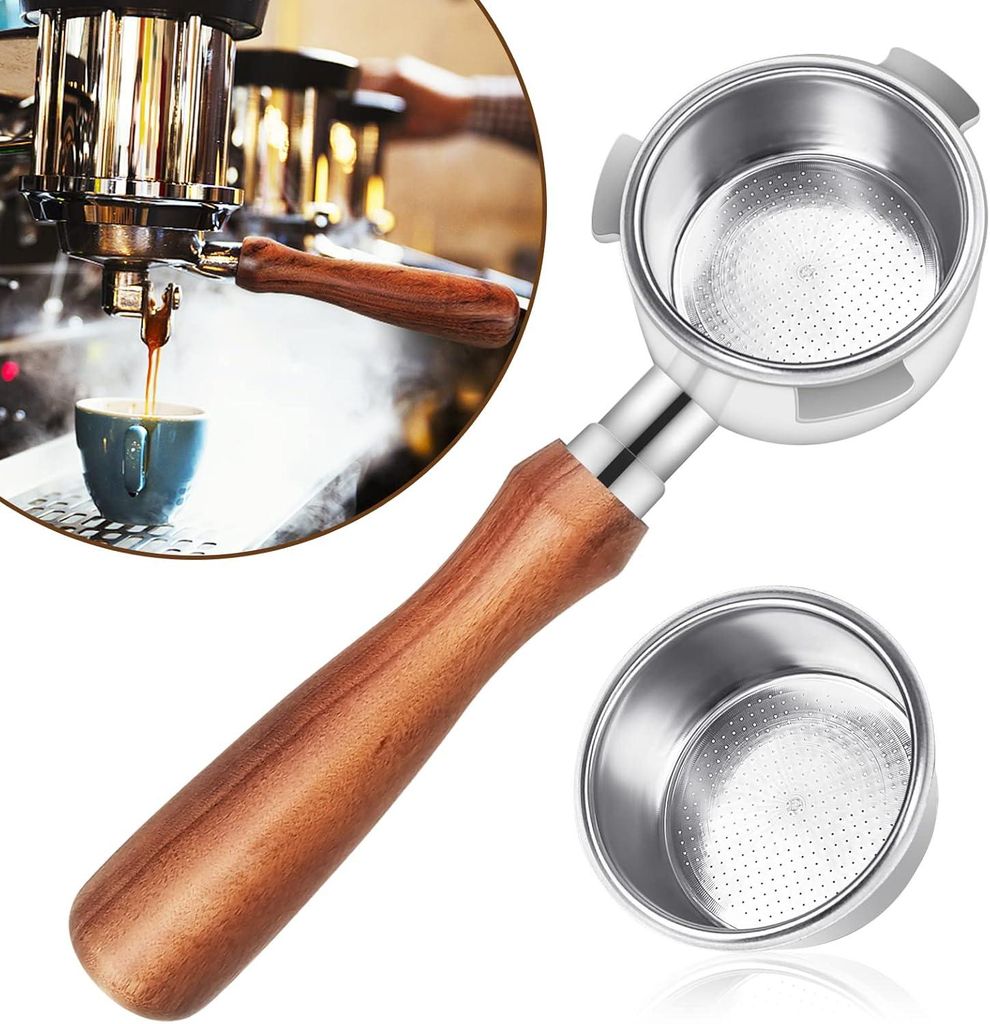 Bodenloser Siebträger, Kaffeebodenloser Siebtraeger, Produktbild 