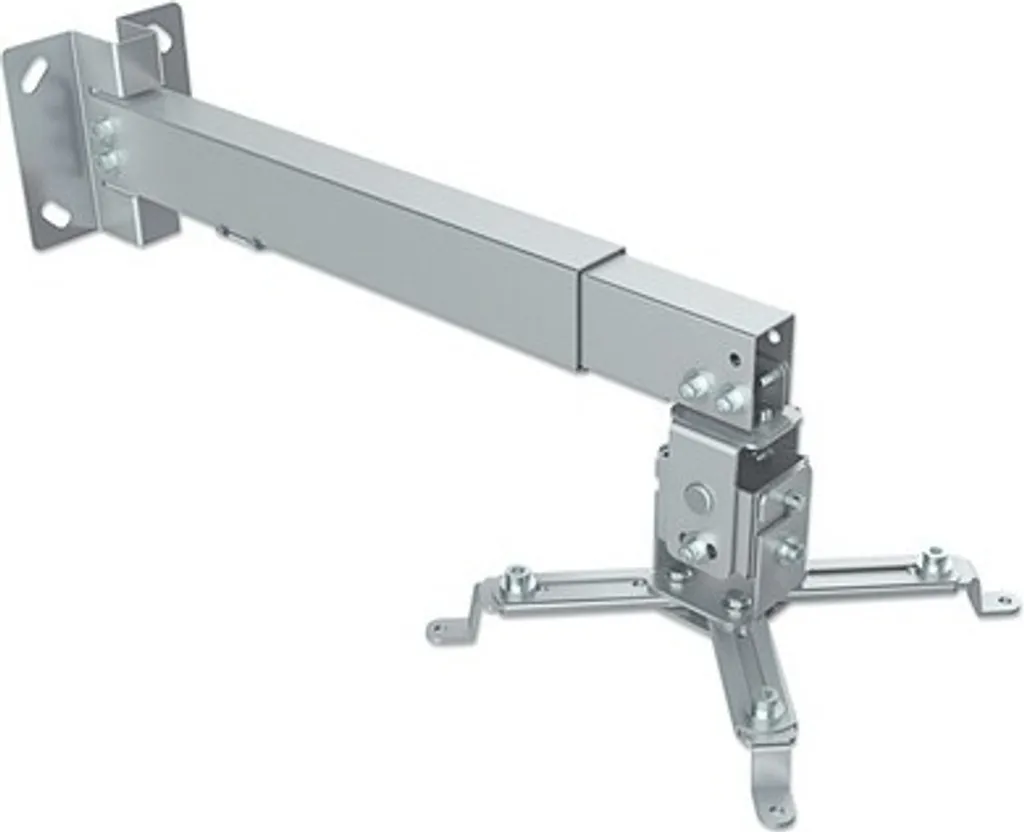 Support Mural Vidéoprojecteur pour Home Cinéma Extensible 43-65cm Noir