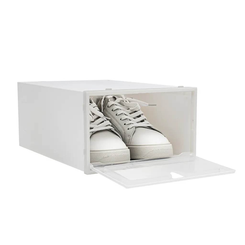 Boîte de Rangement Chaussures Transparente et Empilable - Set de 20 - 4