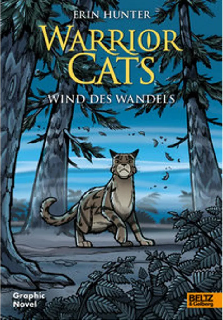 Livre BD Warrior Cats Le vent du changement pour Fan de Chats Saga