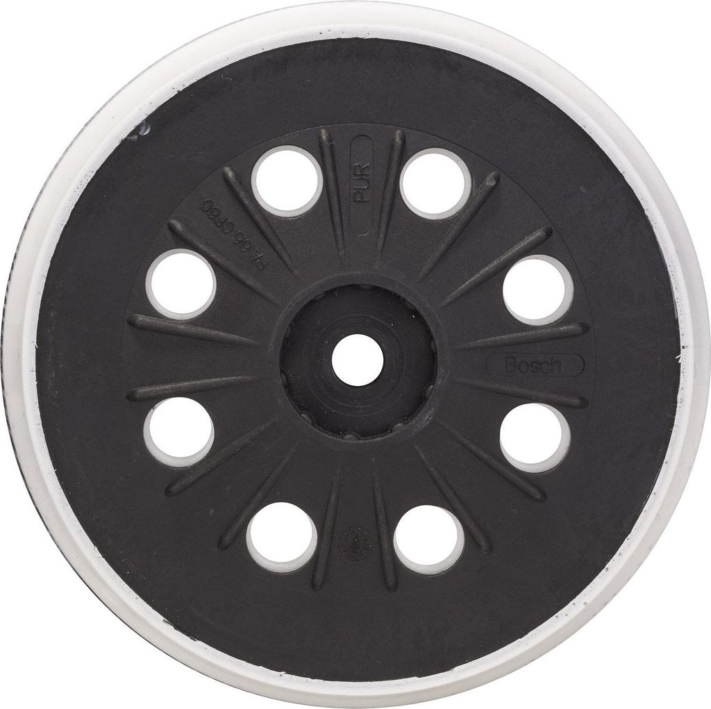 Plateau de ponçage Ø 125 mm BOSCH 2608601607 mi-dur pour Image du produit 