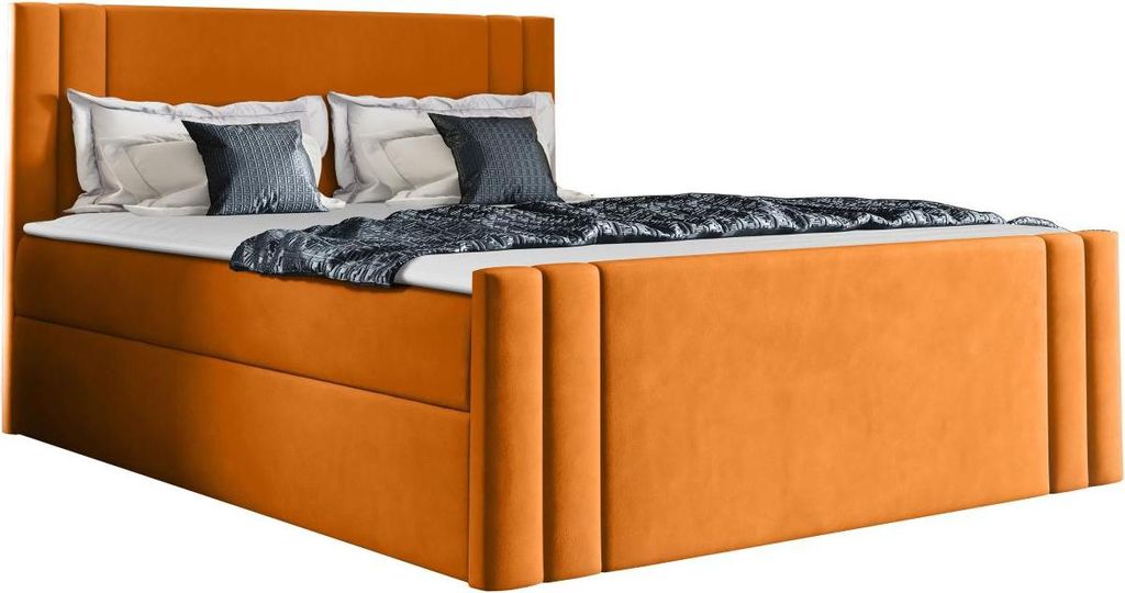 MIRJAN24 Boxspringbett Carmen, Stilvoll Doppelbett mit zwei Produktbild 
