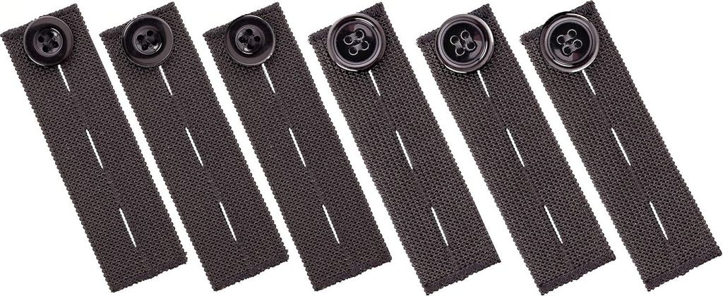 Elastische Hosenbundverlängerungen (6er-Pack), verstellbare Produktbild 