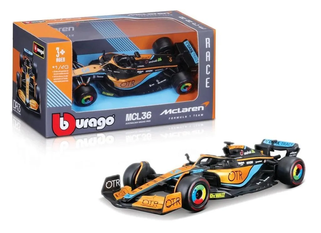 Réplique F1 McLaren MCL36 1:43 Bburago - Modèle Fidèle sans Défaut