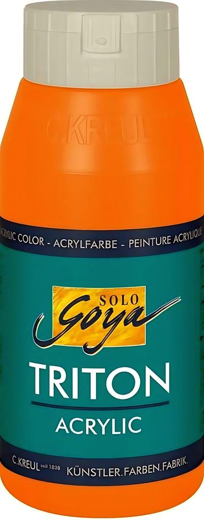 KREUL 17002, Pomarańczowy, Farba akrylowa, Płynny, 750 ml, Zdjęcie produktu 