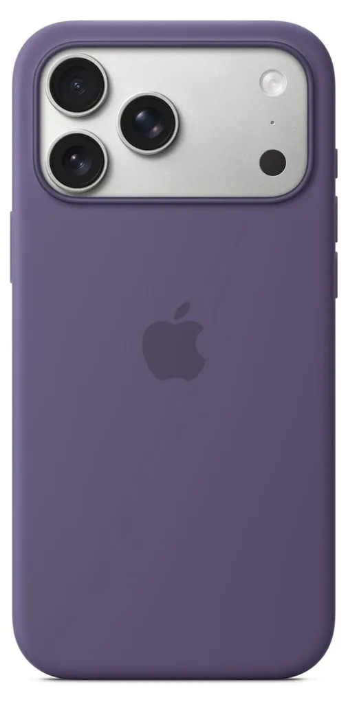 Protection en Silicone iPhone 17 Pro Max Purple Fog compatible MagSafe