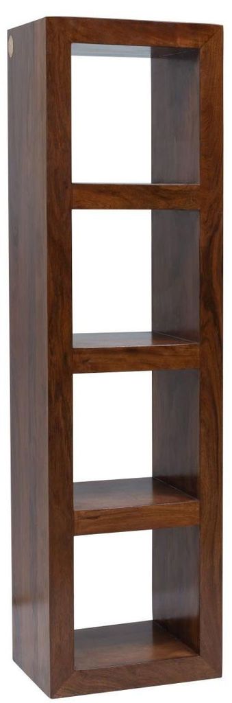 MASSIVMOEBEL24 | scaffale in legno di Acacia 48x35x174 Immagine del prodotto 