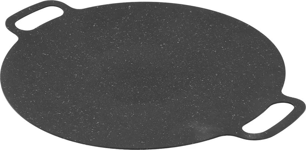 Plancha BBQ coréenne ronde antiadhésive en fer et pierre médicale 25cm