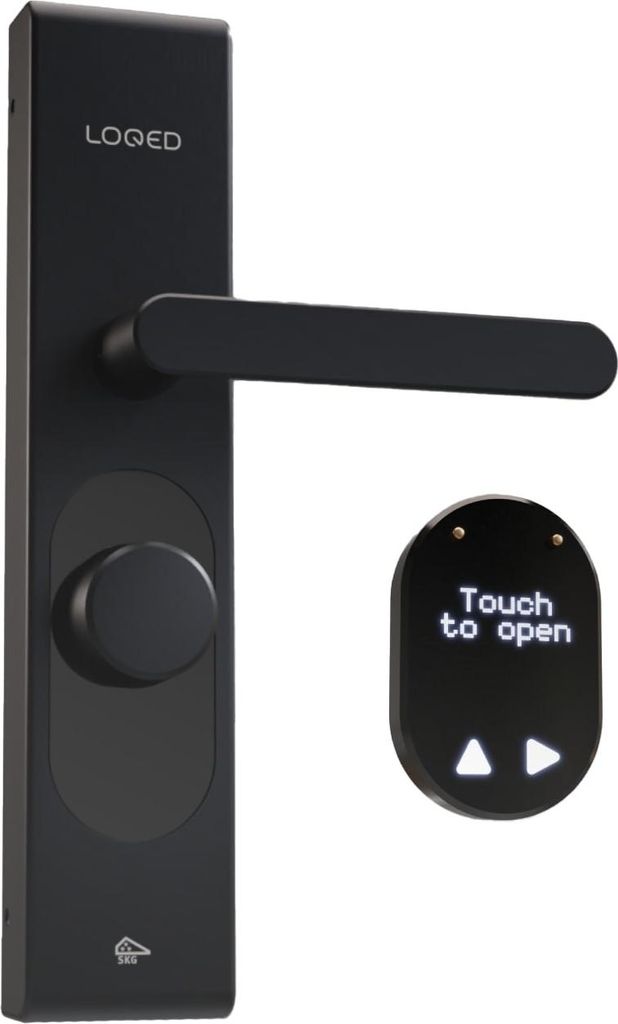 Shelly plug & play "loqed touch smart lock nero" smartes Immagine del prodotto 