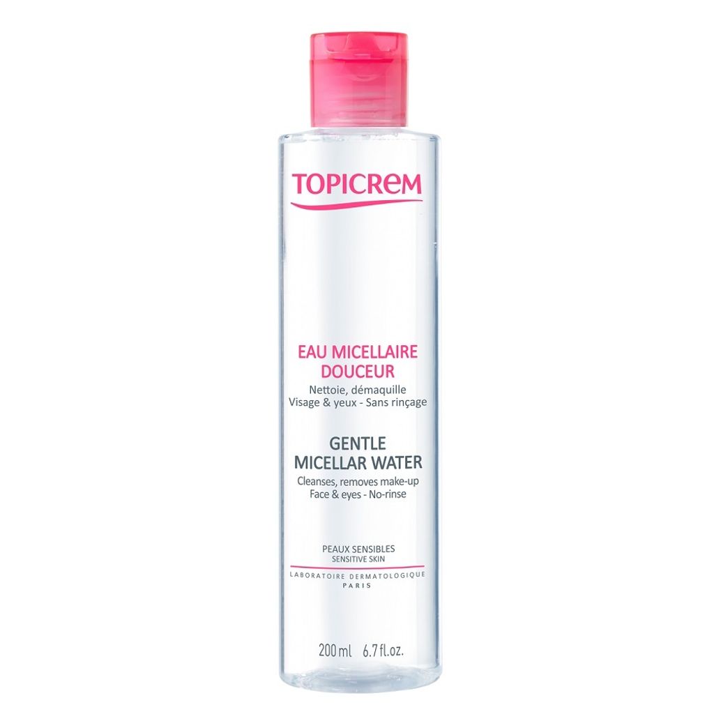 Topicrem Gentle Micellar Water Face & Eyes mizellares Abschminkwasser für normale/gemischte Haut 200 ml