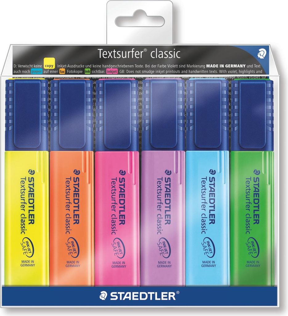 STAEDTLER Textmarker "Textsurfer classic" 6er Etui