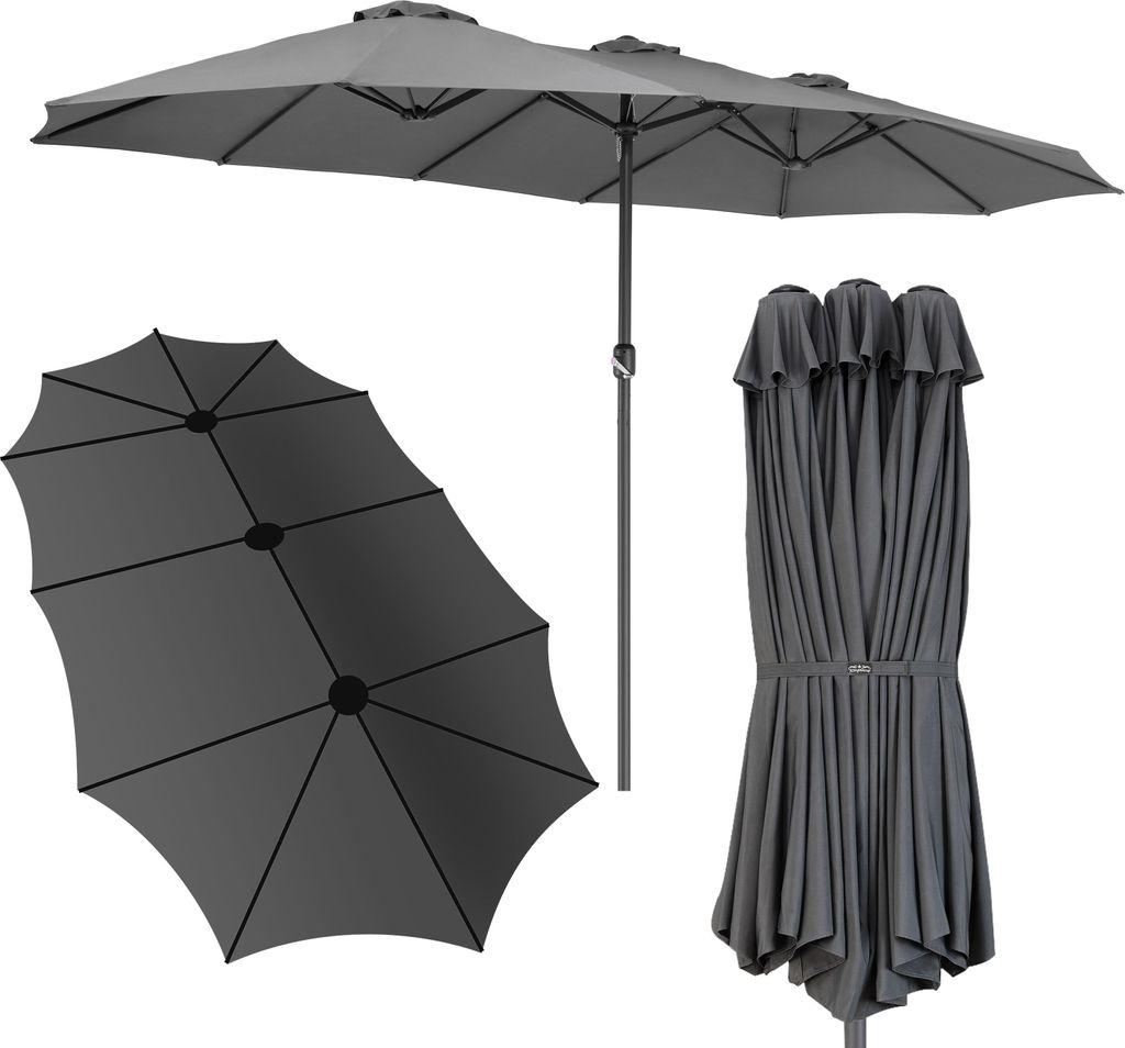 KINGSLEEVE® Parasol de jardin double XXL Protection solaire Image du produit 