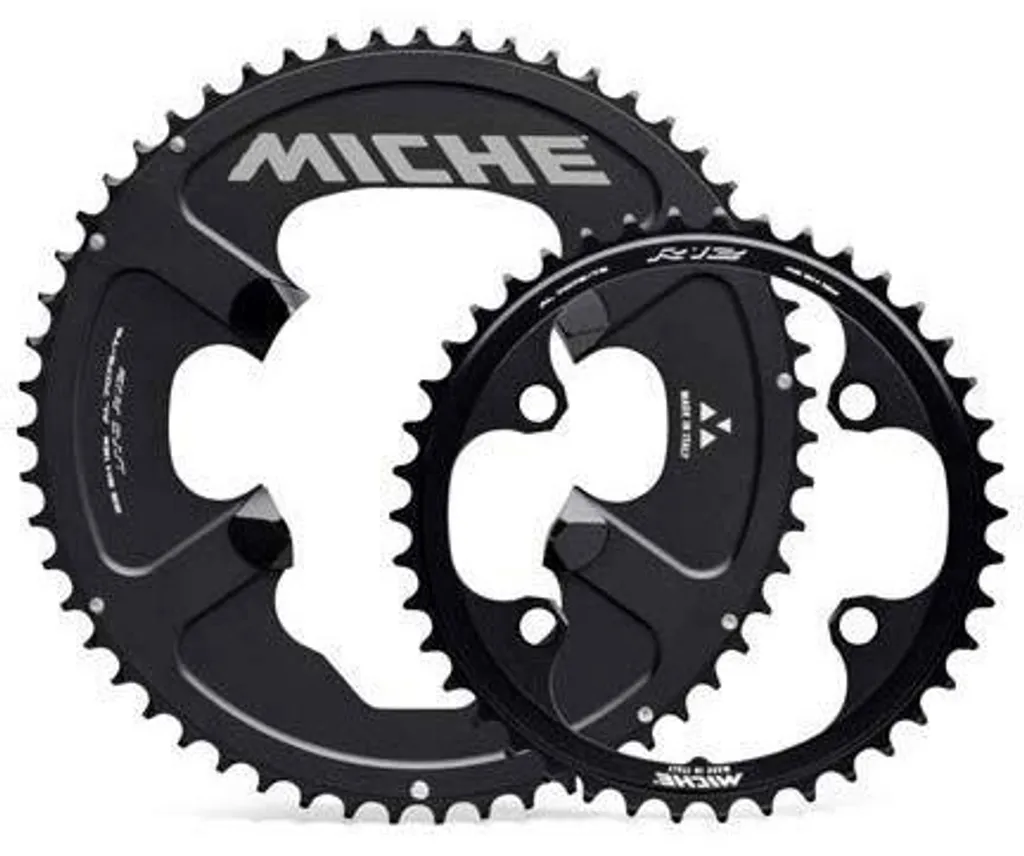 Plateau Miche 52T Noir 12V avec Vis de Fixation pour Groupe Ultegra R92