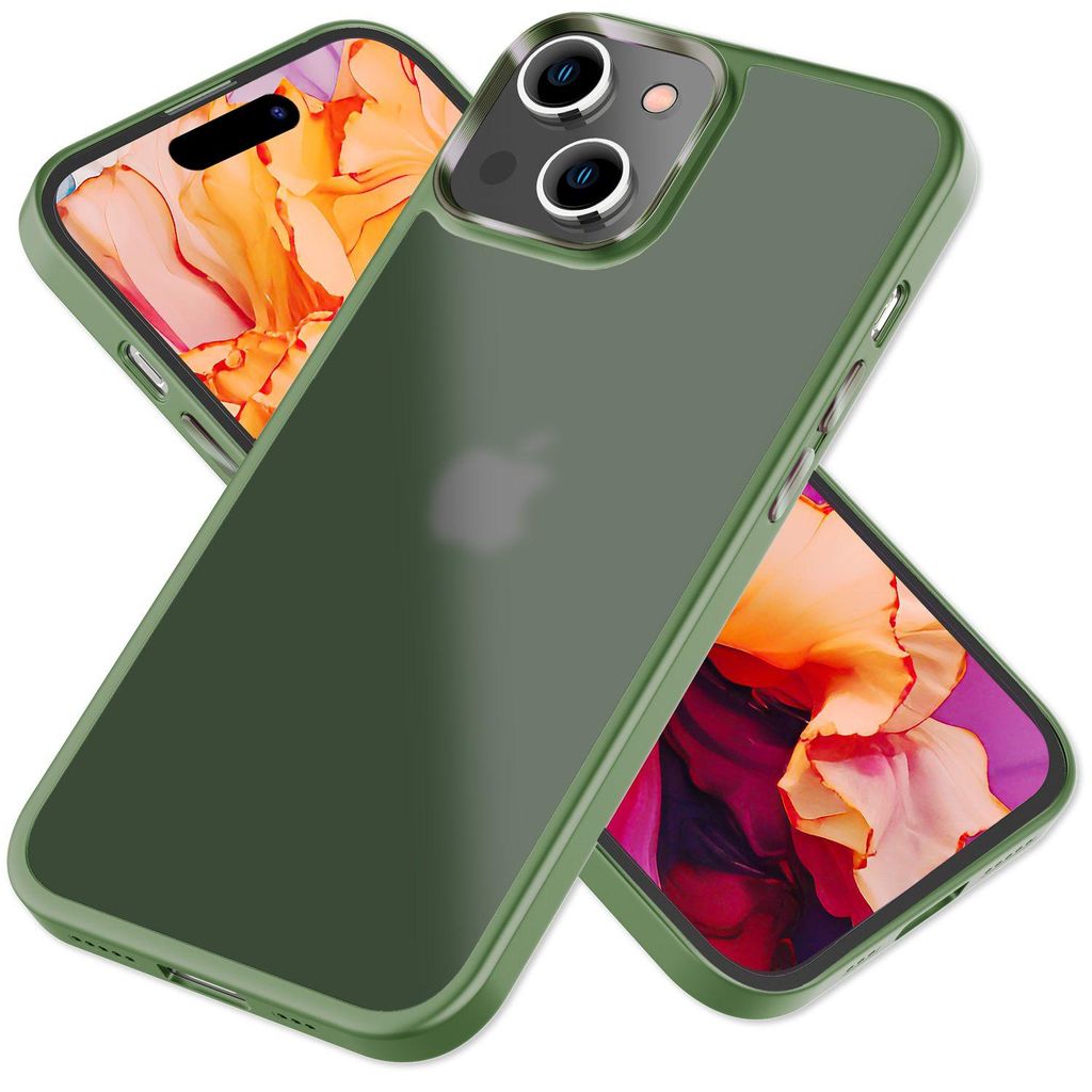 Hybrid Hülle für iPhone 15 Frosted Case Handyhülle Schutz Produktbild 