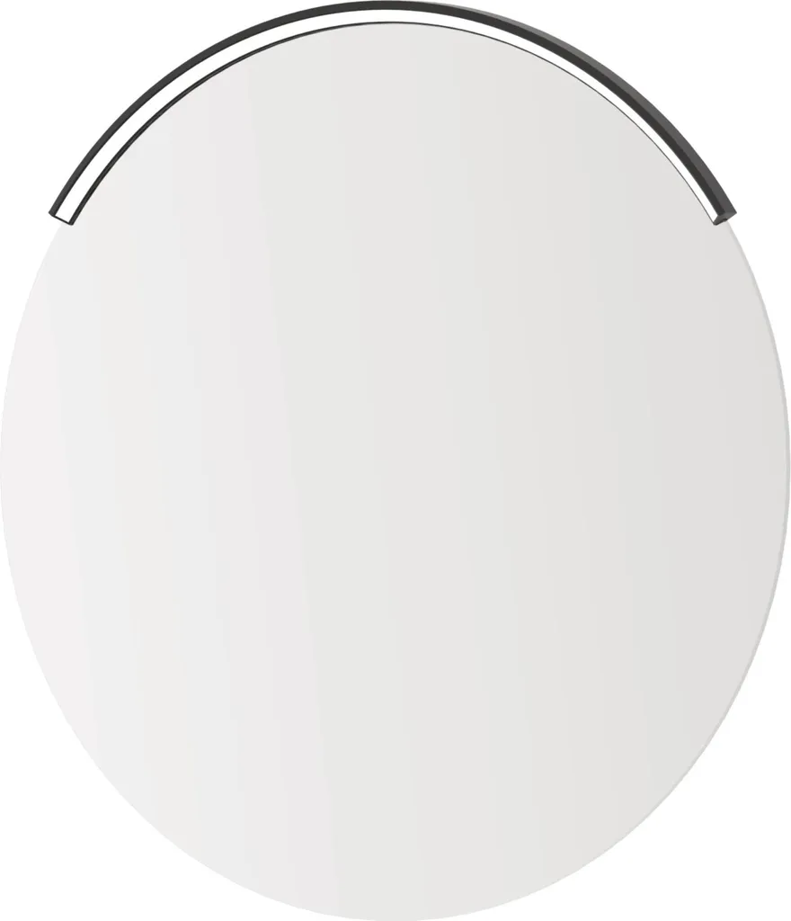 Applique LED pour miroir de salle de bain noir mat IP44 - Courbe 60cm