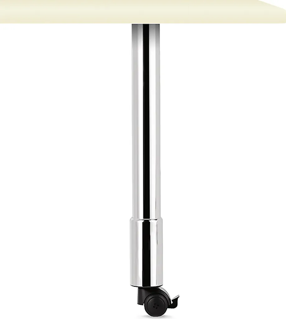 Pied de support Naber Move 1 chromé poli pour plan de travail de cuisine
