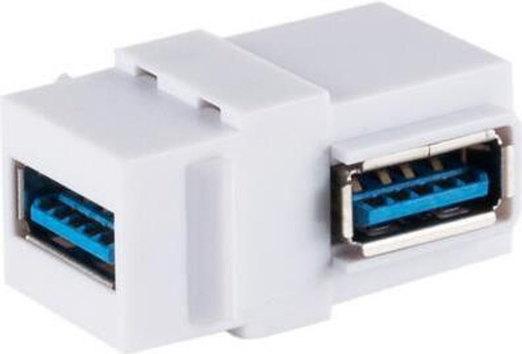 shiverpeaks -BASIC-S--Keystone Verbinder USB-A-Buchse 3.0, 5Gbps, Winkel (BS08-10042)