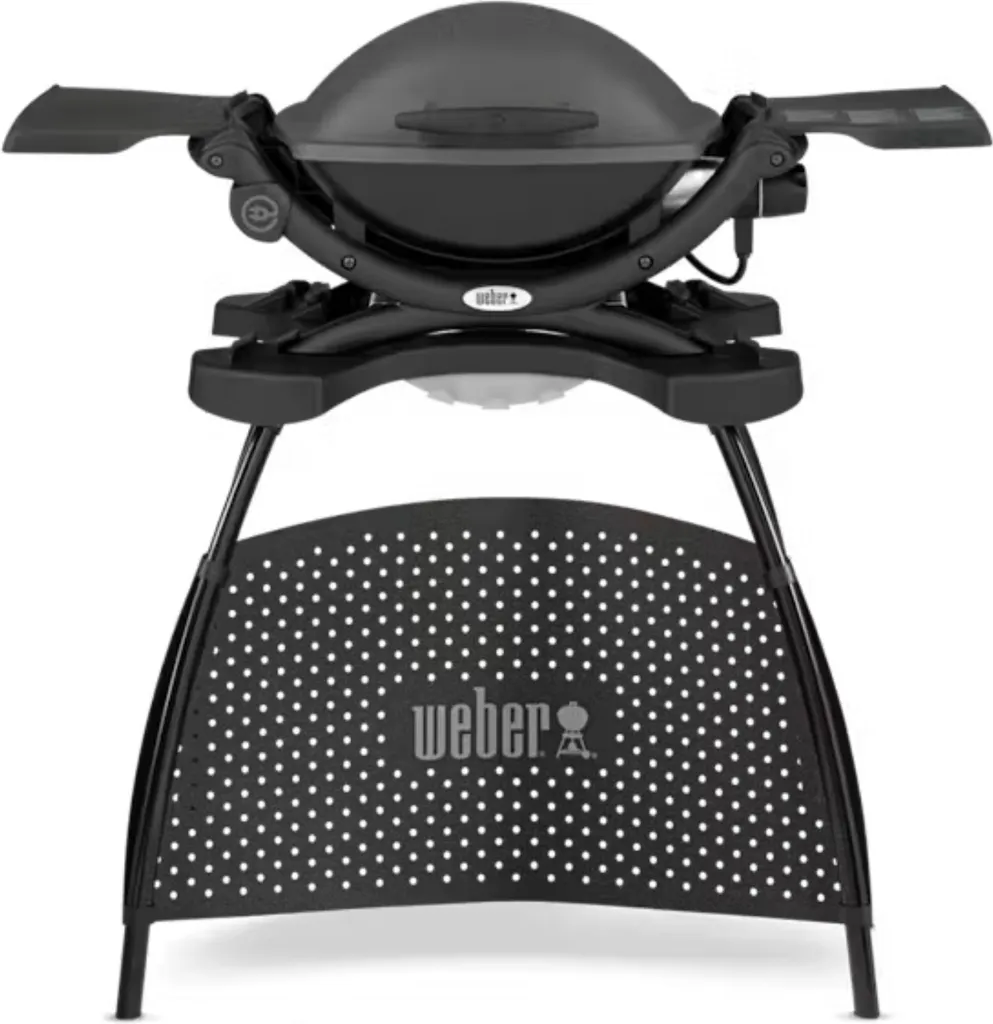 Barbecue électrique Weber Q 1400 Stand gris foncé avec support stable