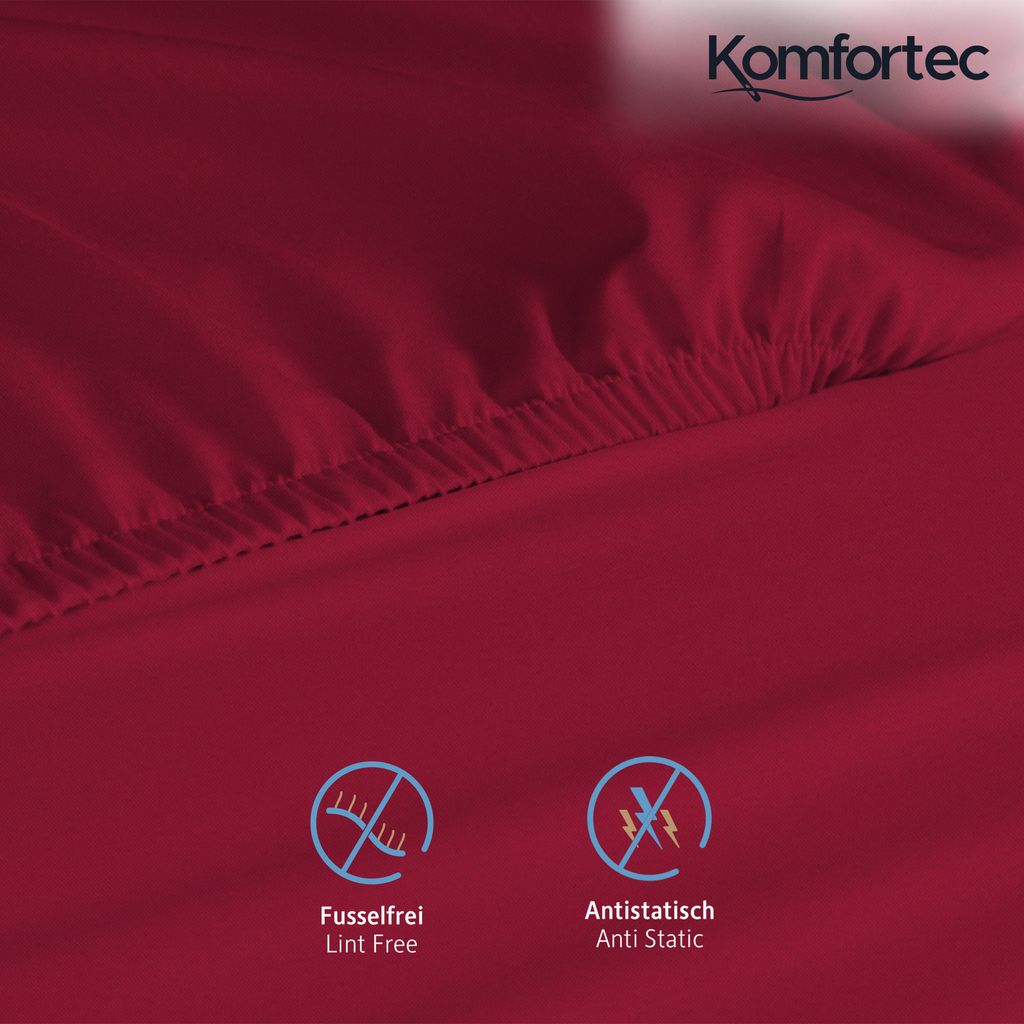 Komfortec Spannbettlaken 140x200 cm, Bettlaken Produktbild 6