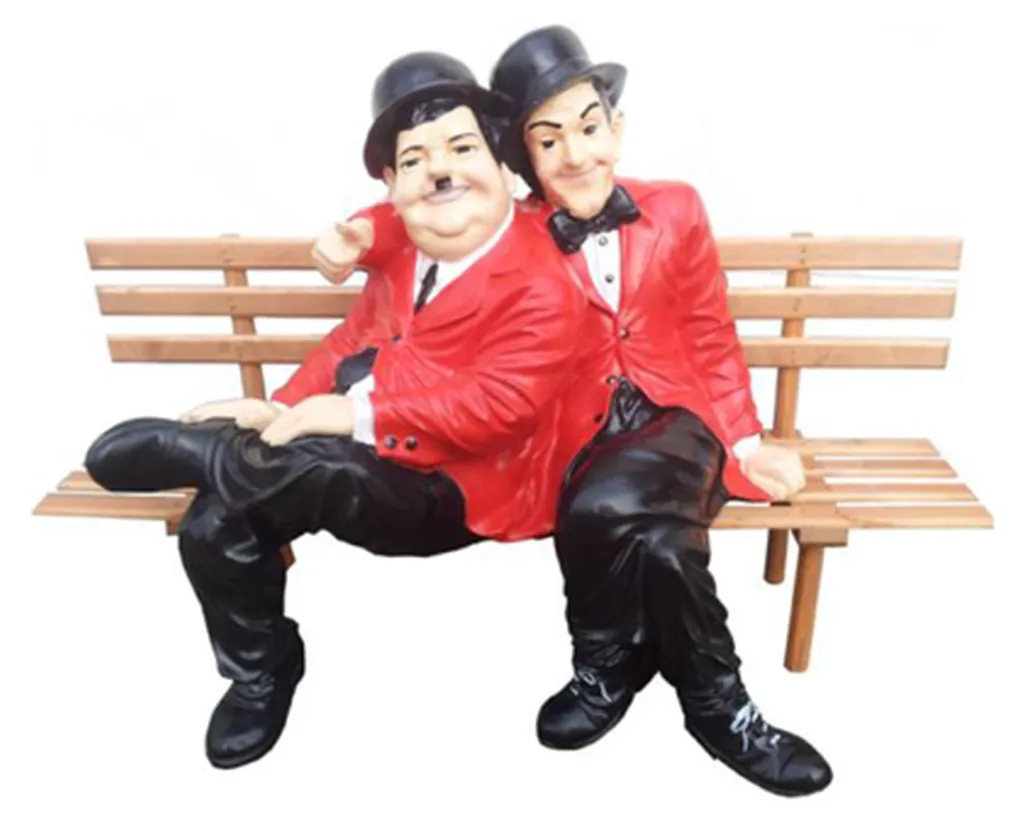 Statue Charlie Chaplin 47 cm - Déco Vintage pour Meuble Vide P102