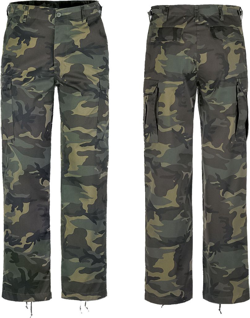 Mil-Tec Herren-Hose BDU, woodland
