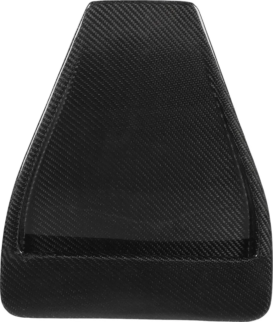 Aération de capot en carbone noir brillant pour Lancer Ralliart - 5