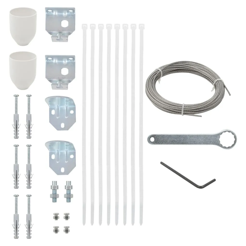 Accessori Zanzariera Balcone vidaXL - Kit 29 Pezzi per Protezione Insetti