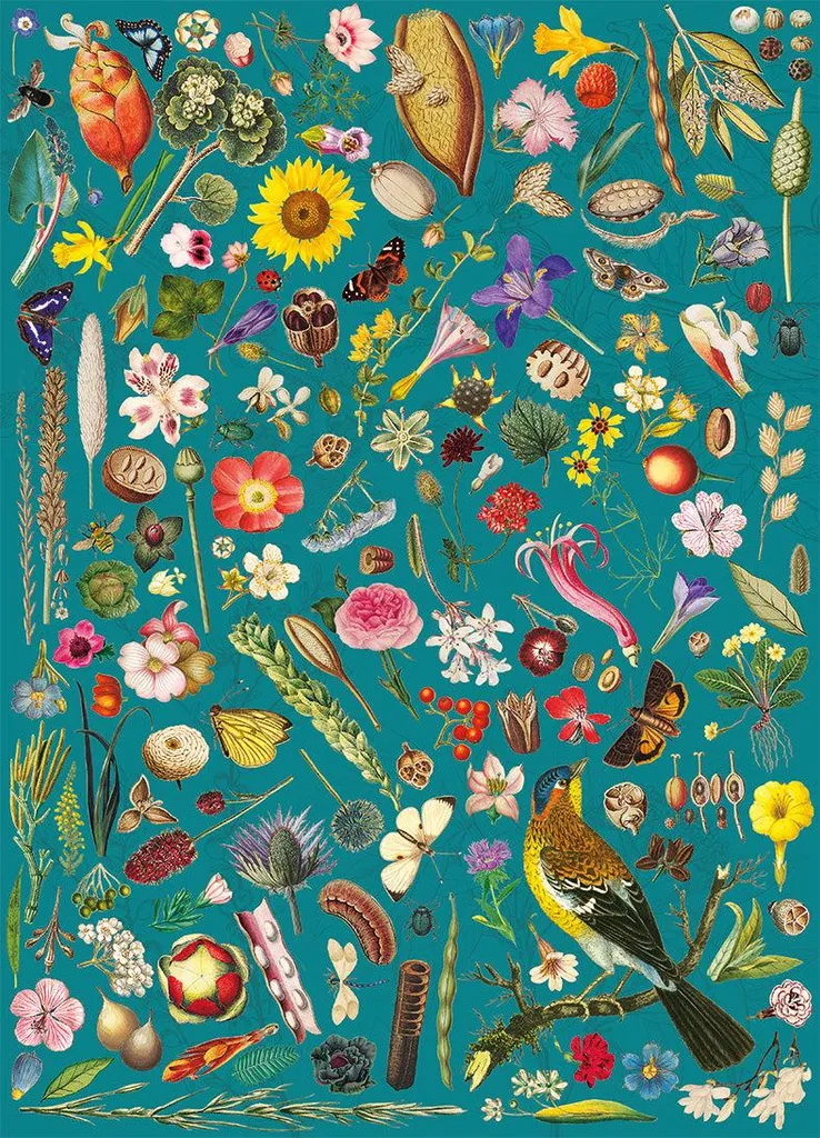 Puzzle Floral Fantasy Gibsons 1000 pièces pour Moment Détente et Jardin