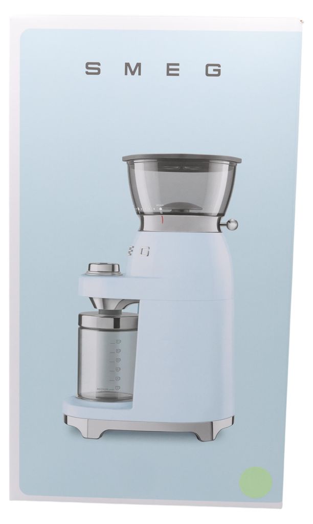 Smeg CGF03PGEU, Mlynček na kávu, 240 g, Kužeľovitý okraj, Obrázok produktu 