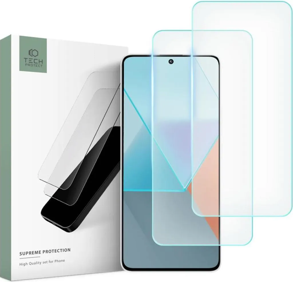 Tech-Protect Supreme 2-Pack Vetro Xiaomi Redmi Note 13/13 Pro 5G - 1